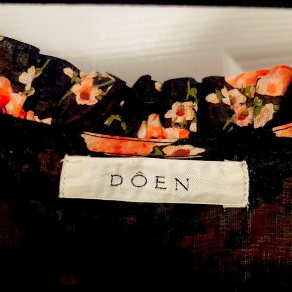 Dôen black Poppy dress size small - Picture 1 of 4